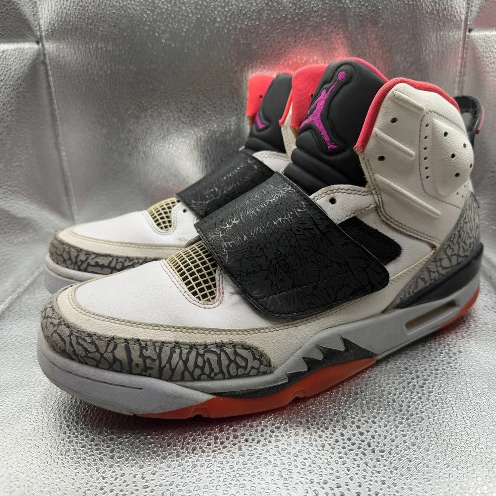 Size 10.5 Nike Air Jordan‎ Son of Mars Mens Hot Lava Red White Shoes 512245-105